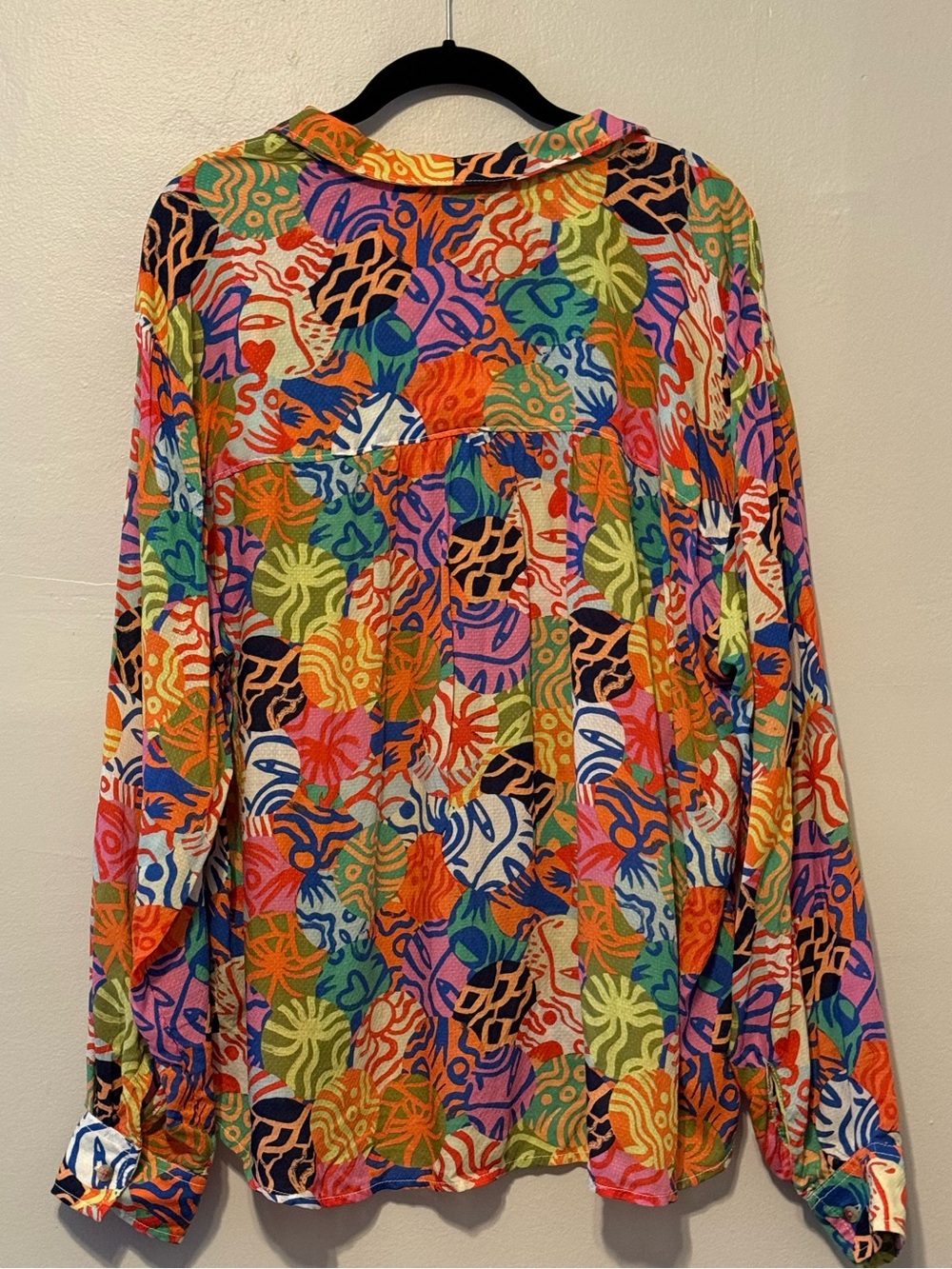 Anthropologie Meg Fransee Charmer button down size Large - Picture 3 of 4
